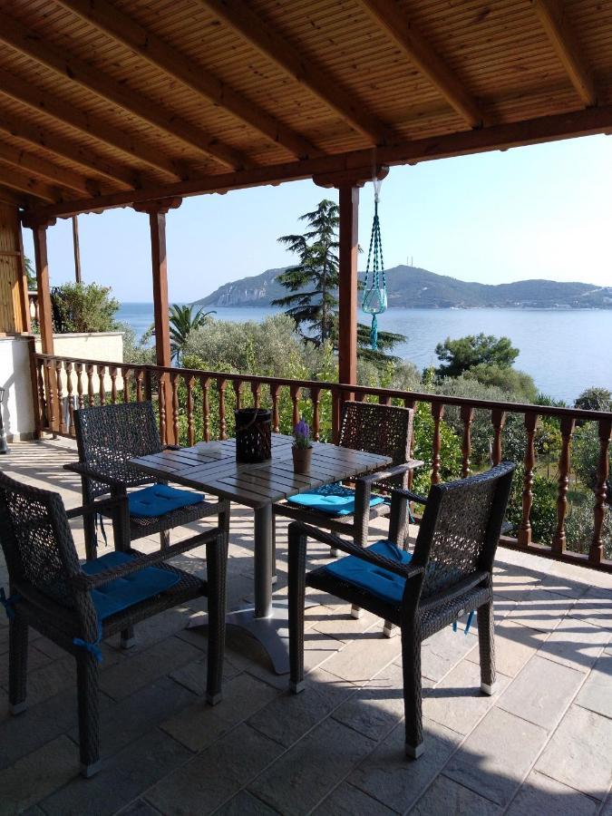 Green Sea Side Villa Kavala Bagian luar foto
